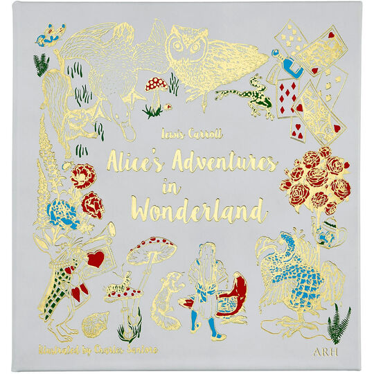 Alice's Adventures in Wonderland Personalized Leather Book