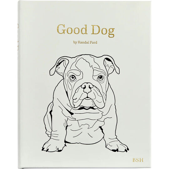 Good Dog Personalized Leather Book