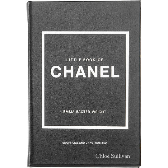 Personalized Little Book of Chanel Leather Book