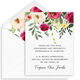 Burgundy Rose Spray Flat Sympathy Cards Image 1 of 2
