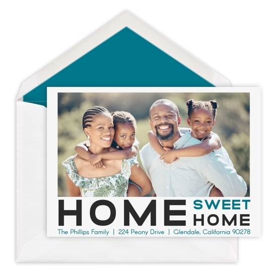 Home Sweet Home Photo Moving Announcements