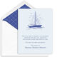 Peaceful Sailboat Folded Sympathy Cards Image 1 of 3