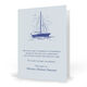 Peaceful Sailboat Folded Sympathy Cards Image 3 of 3
