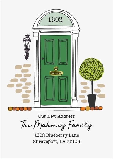 Front Door Moving Announcements