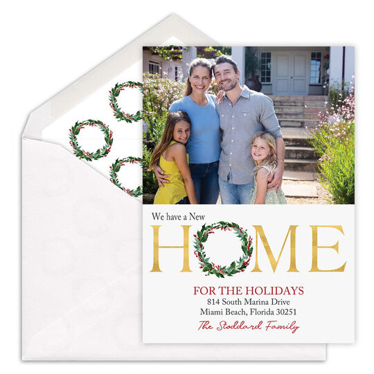 We Have A New Home Photo Moving Announcements