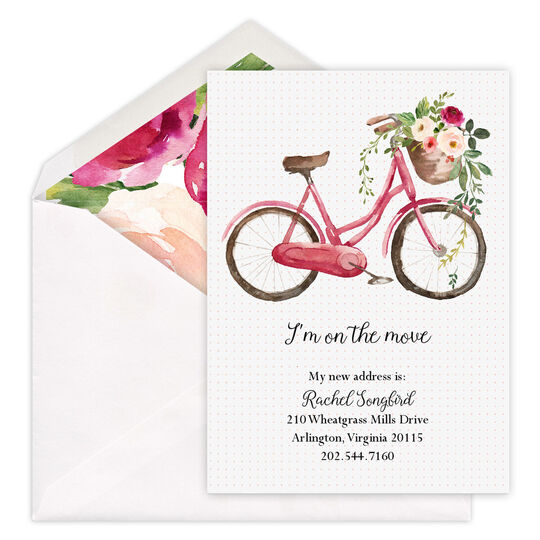 Red Bicycle Moving Announcements