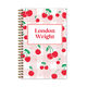 Sweet Cherry Heart Spiral Notebook Image 4 of 9