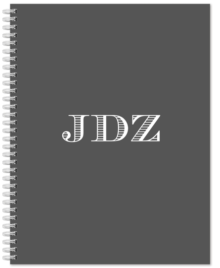 Classic Initials Spiral Notebook