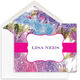Pink Pansy Folded Note Cards Image 1 of 3