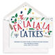Fa La La Latkes Flat Holiday Cards Image 1 of 2