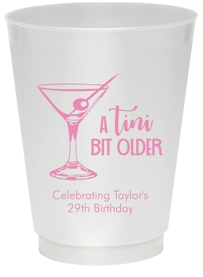 A Tini Bit Older Colored Shatterproof Cups