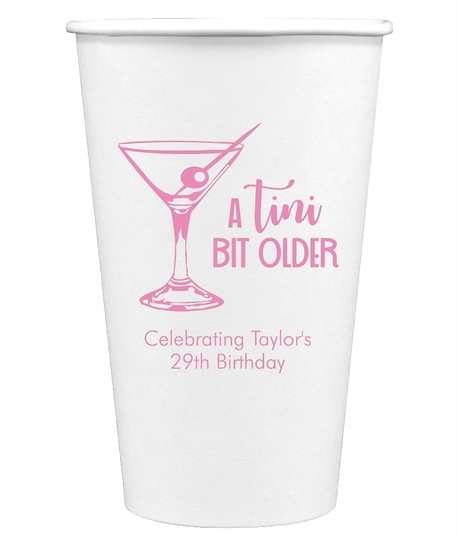 A Tini Bit Older Paper Coffee Cups