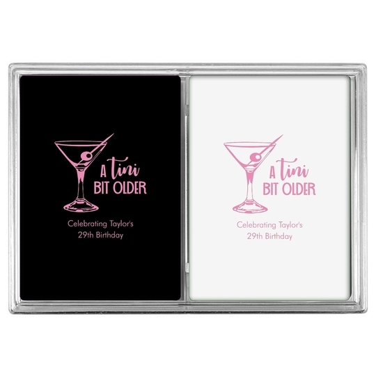 A Tini Bit Older Double Deck Playing Cards