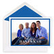 Blue Border Hanukkah Photo Cards Image 1 of 3
