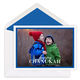 Blue Border Hanukkah Photo Cards Image 3 of 3