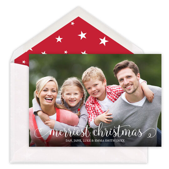 Merriest Christmas Holiday Photo Cards
