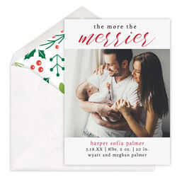 More the Merrier Photo Cards