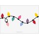 Colorful Christmas Lights Holiday Photo Cards Image 2 of 2