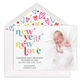 New Year New Love Flat Holiday Photo Cards Image 1 of 2