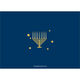 Menorah and Stars Hanukkah Photo Cards Image 2 of 2
