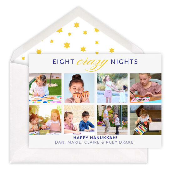 Eight Crazy Nights Hanukkah Photo Cards