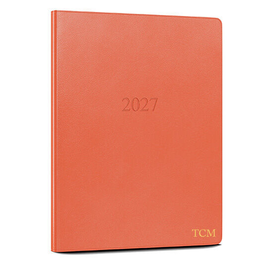 2027 Large Weekly Leather Planner (7.5 x 9.75 in)
