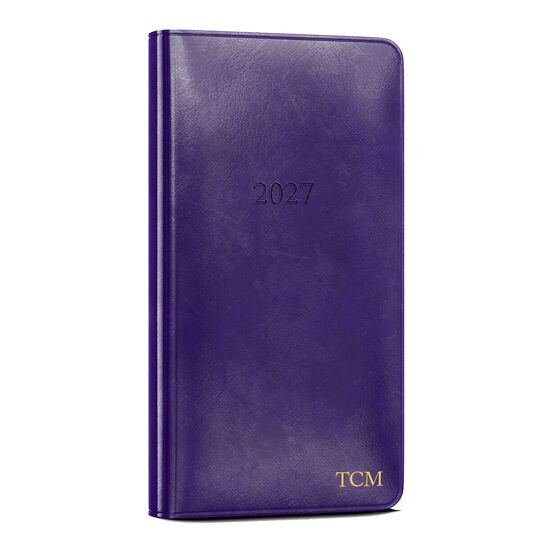 2027 Monthly Pocket Leather Planner (3.25 x 6 in)