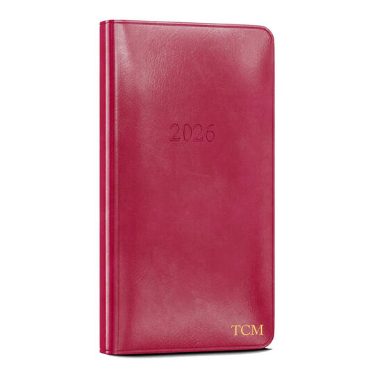 2026 Monthly Pocket Leather Planner (3.25 x 6 in)