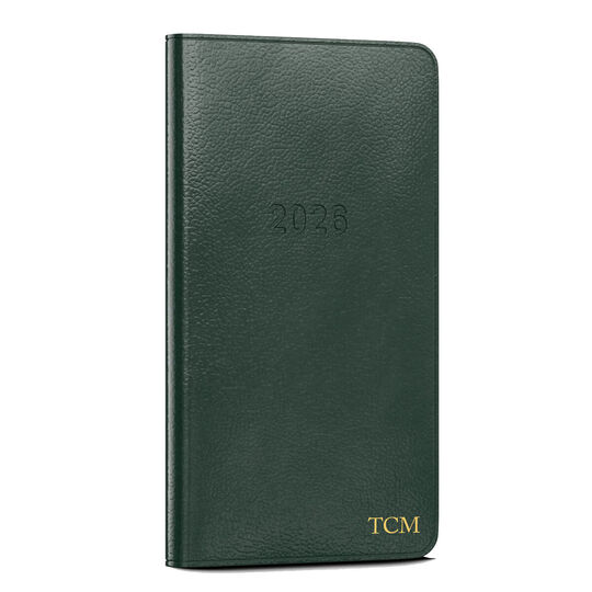 2026 Monthly Pocket Leather Planner (3.25 x 6 in)