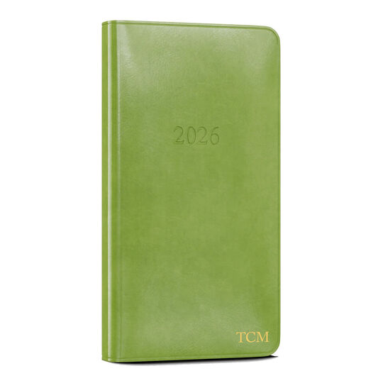 2026 Weekly Pocket Leather Planner (3.25 x 6 in)