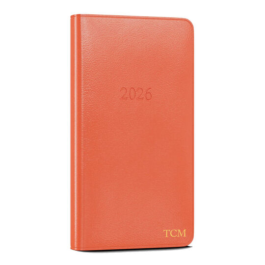 2026 Weekly Pocket Leather Planner (3.25 x 6 in)
