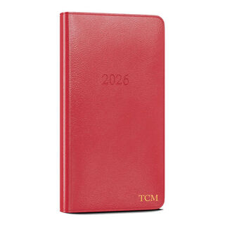2026 Weekly Pocket Leather Planner (3.25 x 6 in)