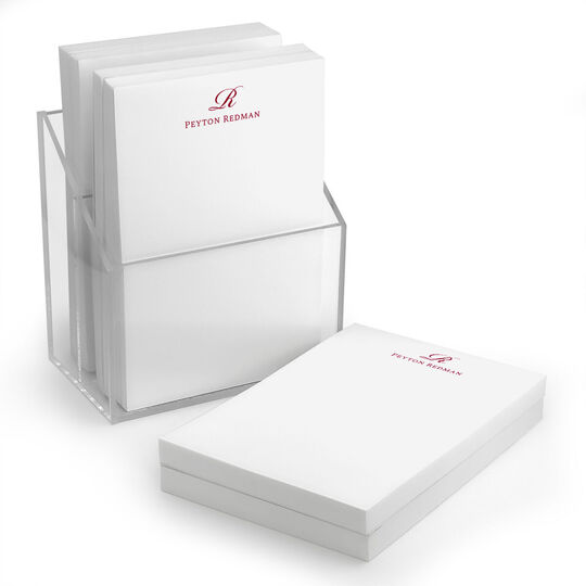Peyton Initial Stack of Small Notepads