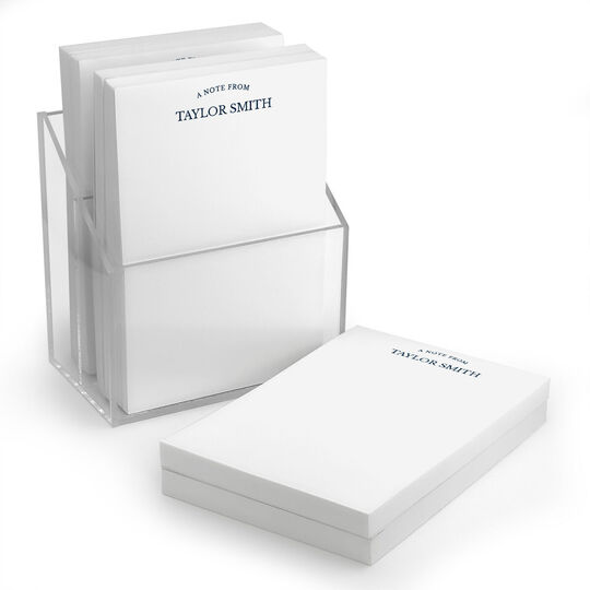 A Note From Stack of Small Notepads