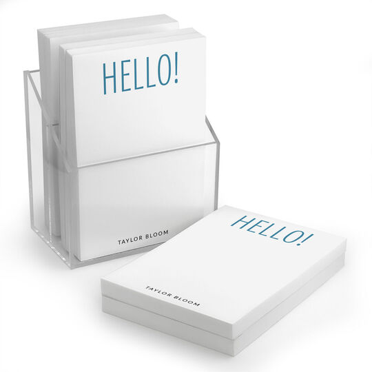 Cheerful Greetings Stack of Small Notepads