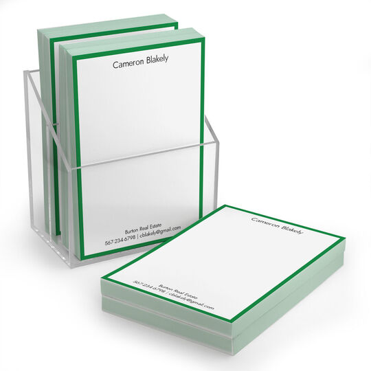Essential Border Stack of Small Notepads