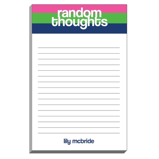 Random Thoughts Notepad