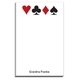 Suits of Cards Notepad Image 1 of 2