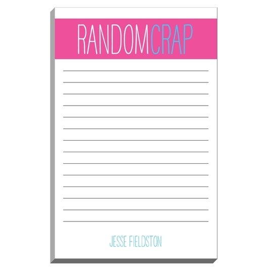 Random Crap Notepads