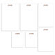 Classic Initial Notepad Set (6 Pads) Image 2 of 2