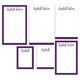 Bold Border Notepad Set (6 Pads) Image 2 of 2