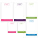 Modern Frame Initials Notepad Set (6 Pads) Image 2 of 6