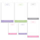 Modern Frame Initials Notepad Set (6 Pads) Image 4 of 6