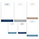 Modern Frame Initials Notepad Set (6 Pads) Image 6 of 6