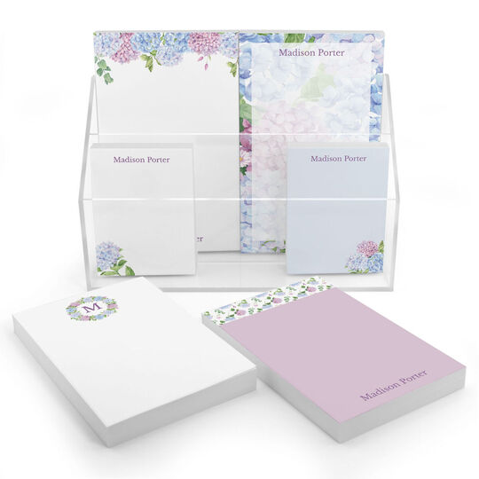 Hydrangea Notepad Set (6 Pads)
