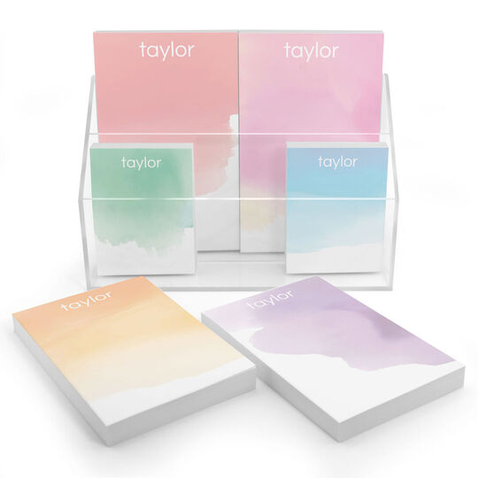 Rainbow Wash Notepad Set (6 Pads)