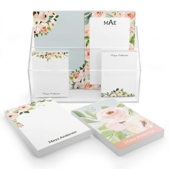 Corner Roses Notepad Set (6 Pads)