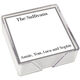 Bordered Memo Square with White Paperboard Holder Image 3 of 3