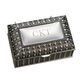 Engraved Beaded Rectangular Box Image 1 of 2