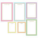 Pastel Borders Notepad Set (6 Pads) Image 2 of 2